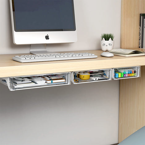 Under-Desk Adhesive Storage