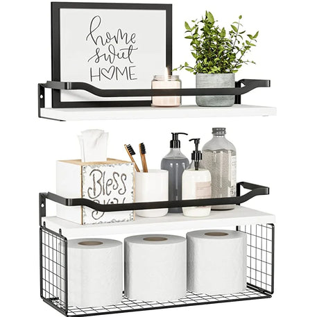 Wall rack Bathroom Shelves