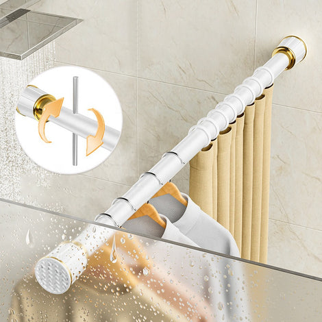 No Drill Extendable Curtain Rod
