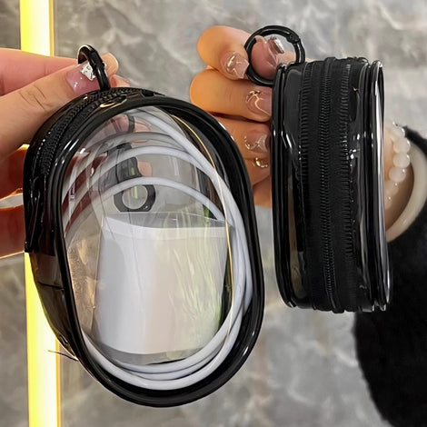 Portable earphone storage box