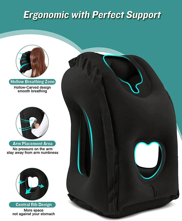 Neck support travel pillow