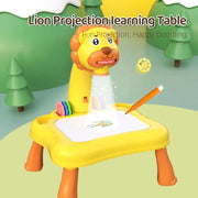 Lion-Shaped Drawing Table
