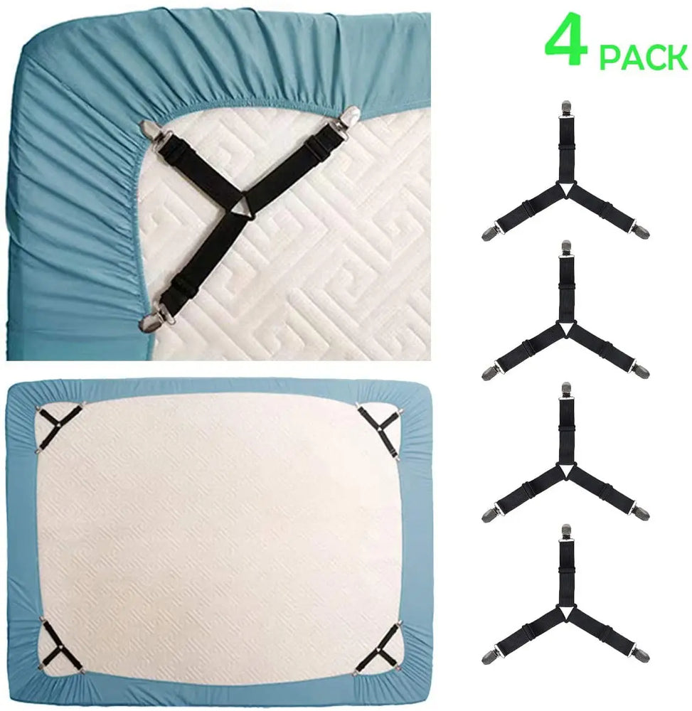 Triangle Elastic Adjustable Sheet Clips