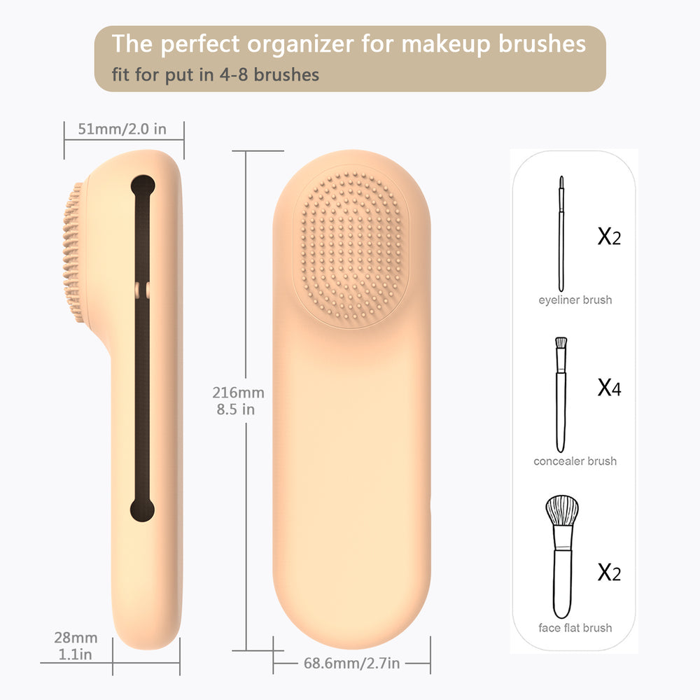 Silicone Makeup Brush Bag
