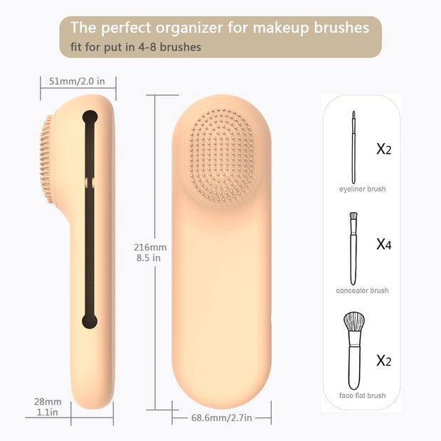 Silicone Makeup Brush Bag