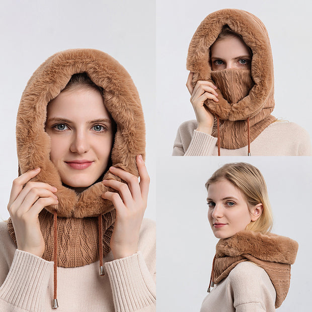 Hooded Neck Warmer Mask