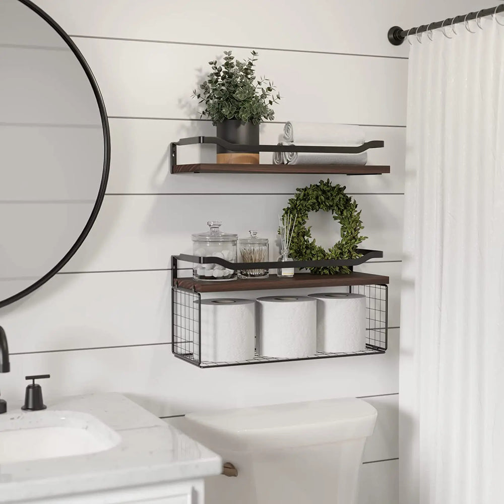 Wall rack Bathroom Shelves