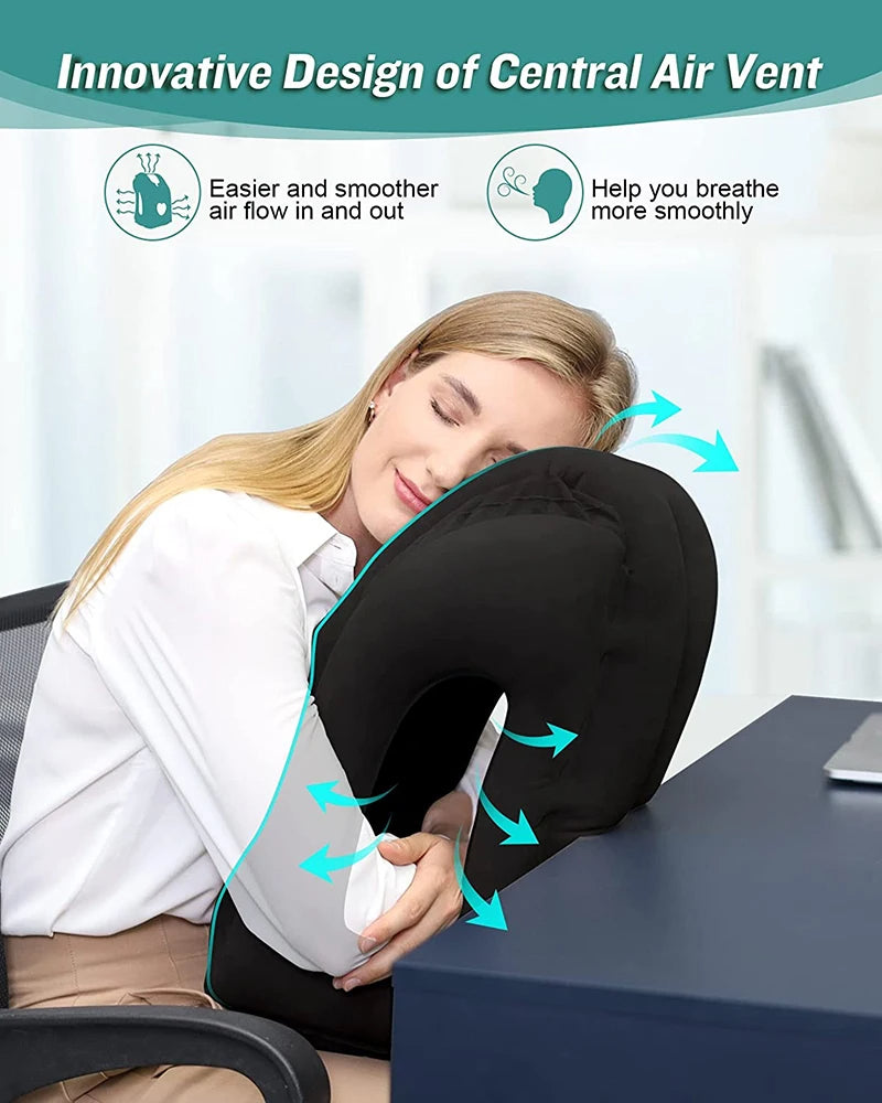 Neck support travel pillow