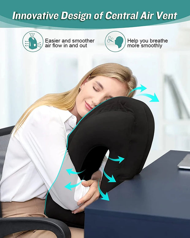 Neck support travel pillow