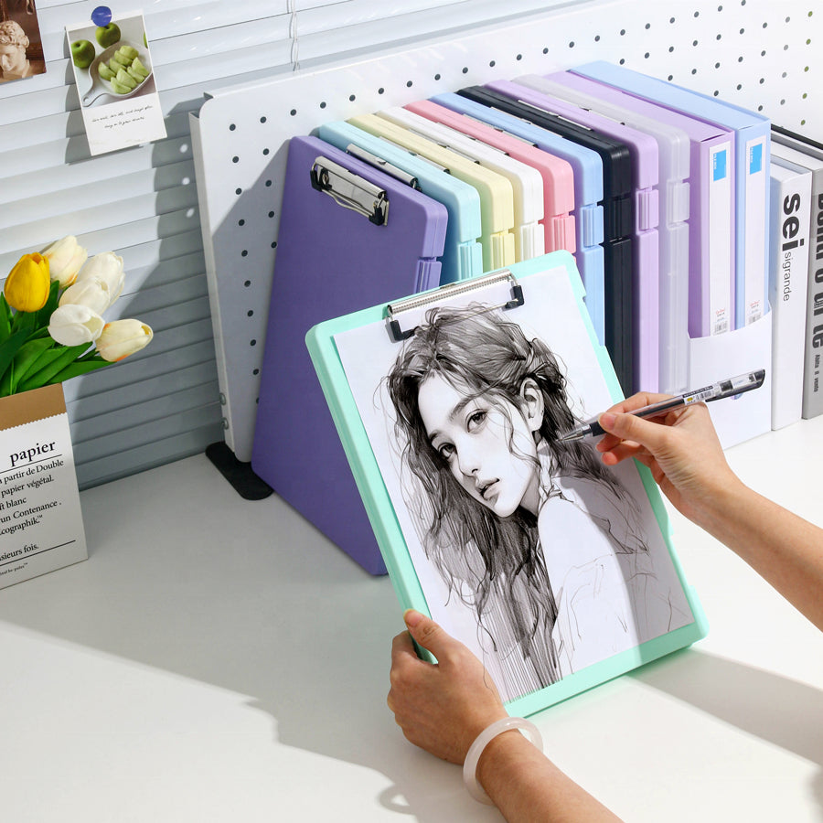 Plastic Clipboard with Storage for Healthcare