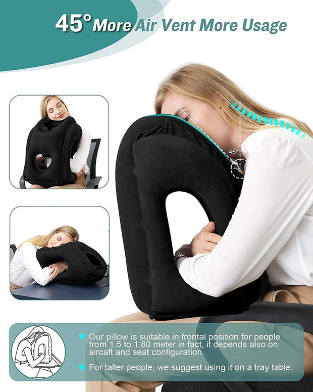 Neck support travel pillow