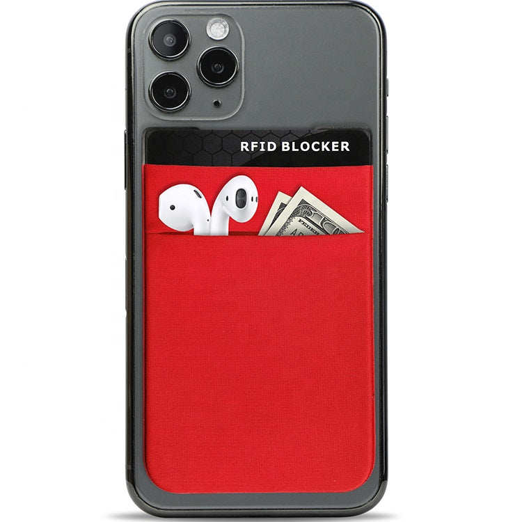 Elastic Mobile Phone Card Holder