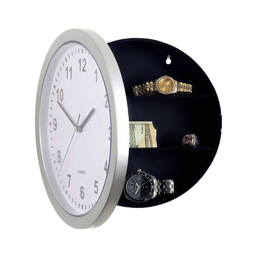 Hidden Storage Wall Clock