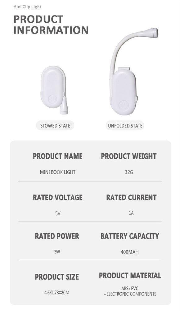Portable LED Book Lights