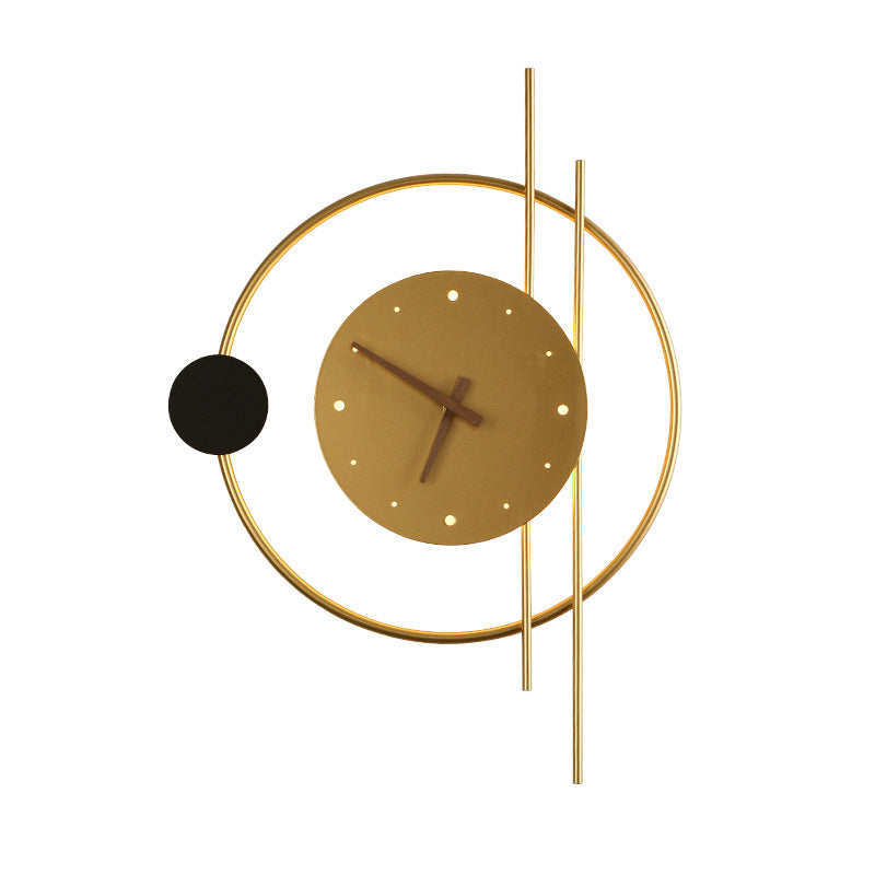LED Wall Clock Lamp