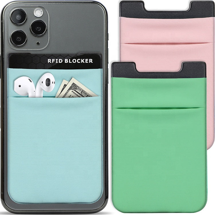 Elastic Mobile Phone Card Holder