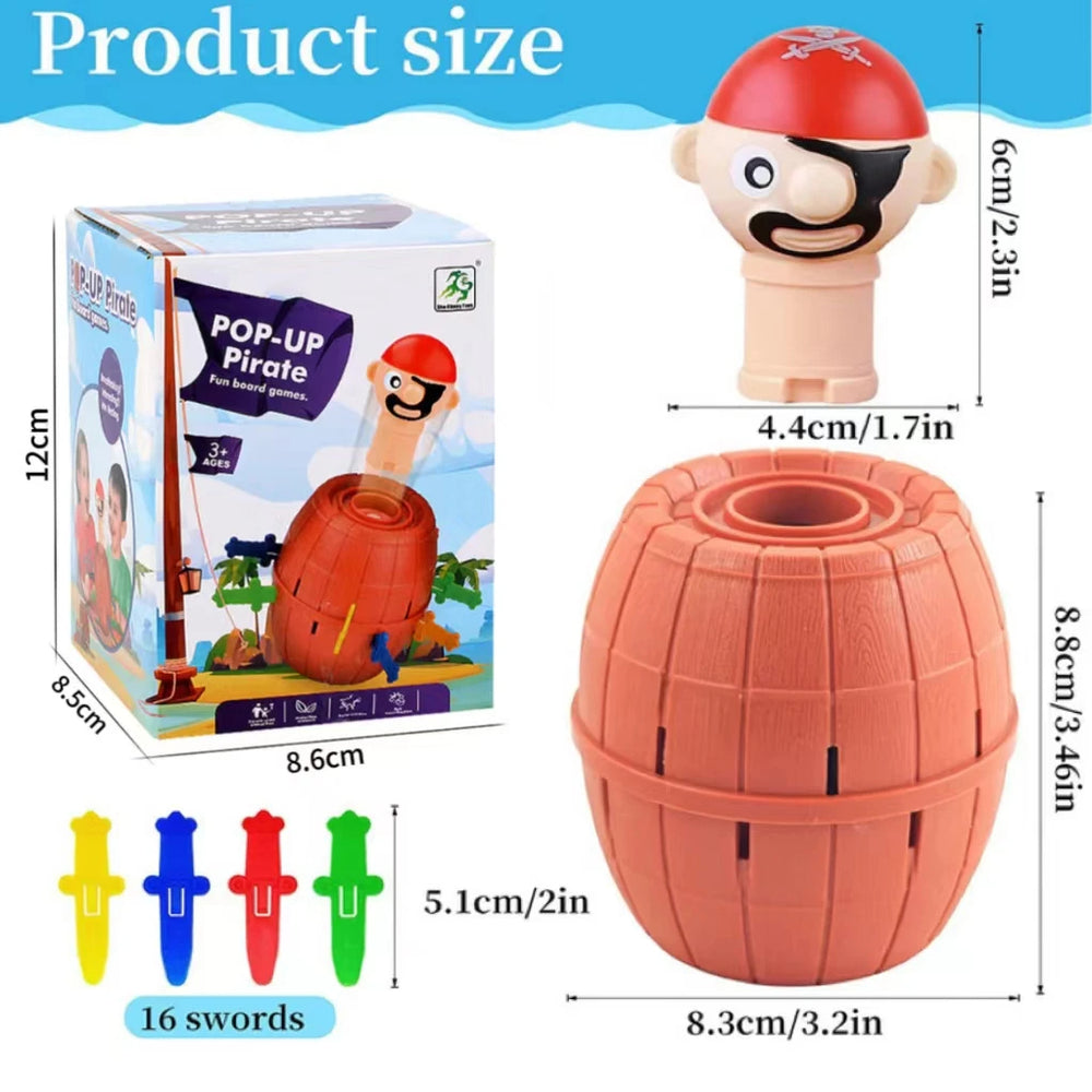 Pirate Barrel Toy Set