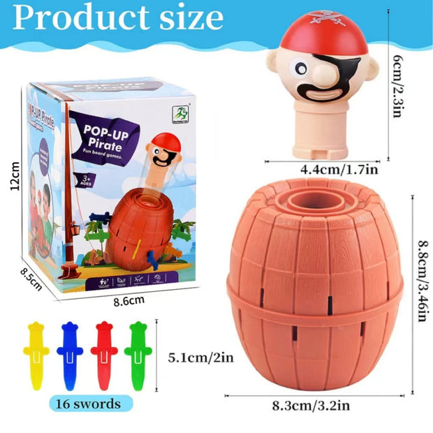 Pirate Barrel Toy Set