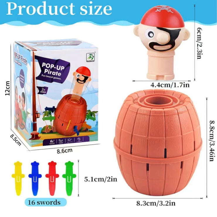 Pirate Barrel Toy Set