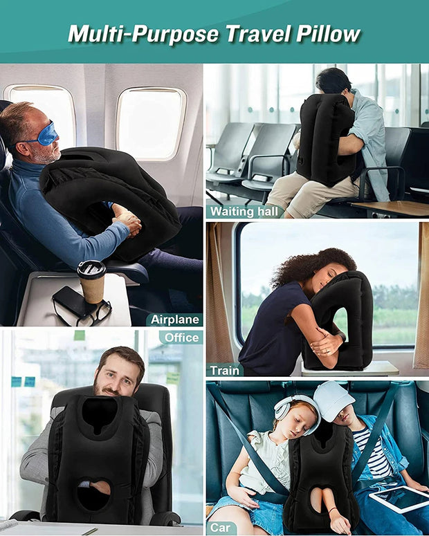 Neck support travel pillow