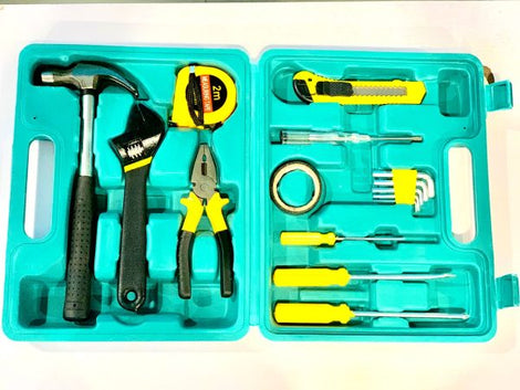 16 Pcs Set Emergency Tools Household Repair Tools Kit Set Box