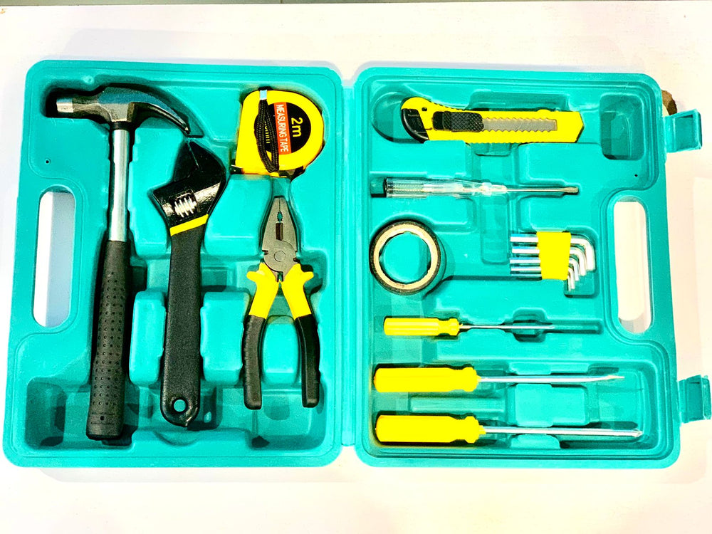 16 Pcs Set Emergency Tools Household Repair Tools Kit Set Box