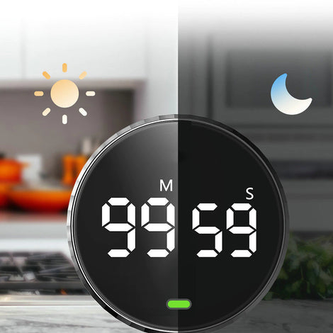 Round Magnetic Digital Timer
