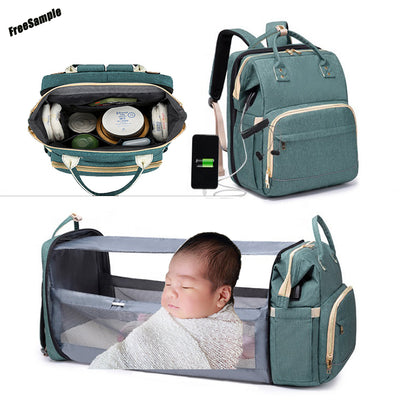 Portable Bed Diaper Bag