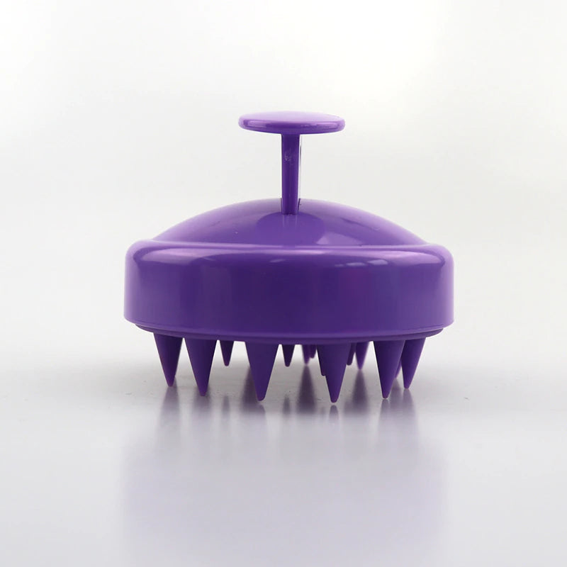 Flexible Hair Washing Care Scalp Massager Silicone Shampoo Brush