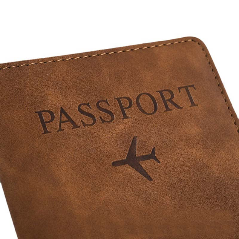Travel wallet passport holder cover
