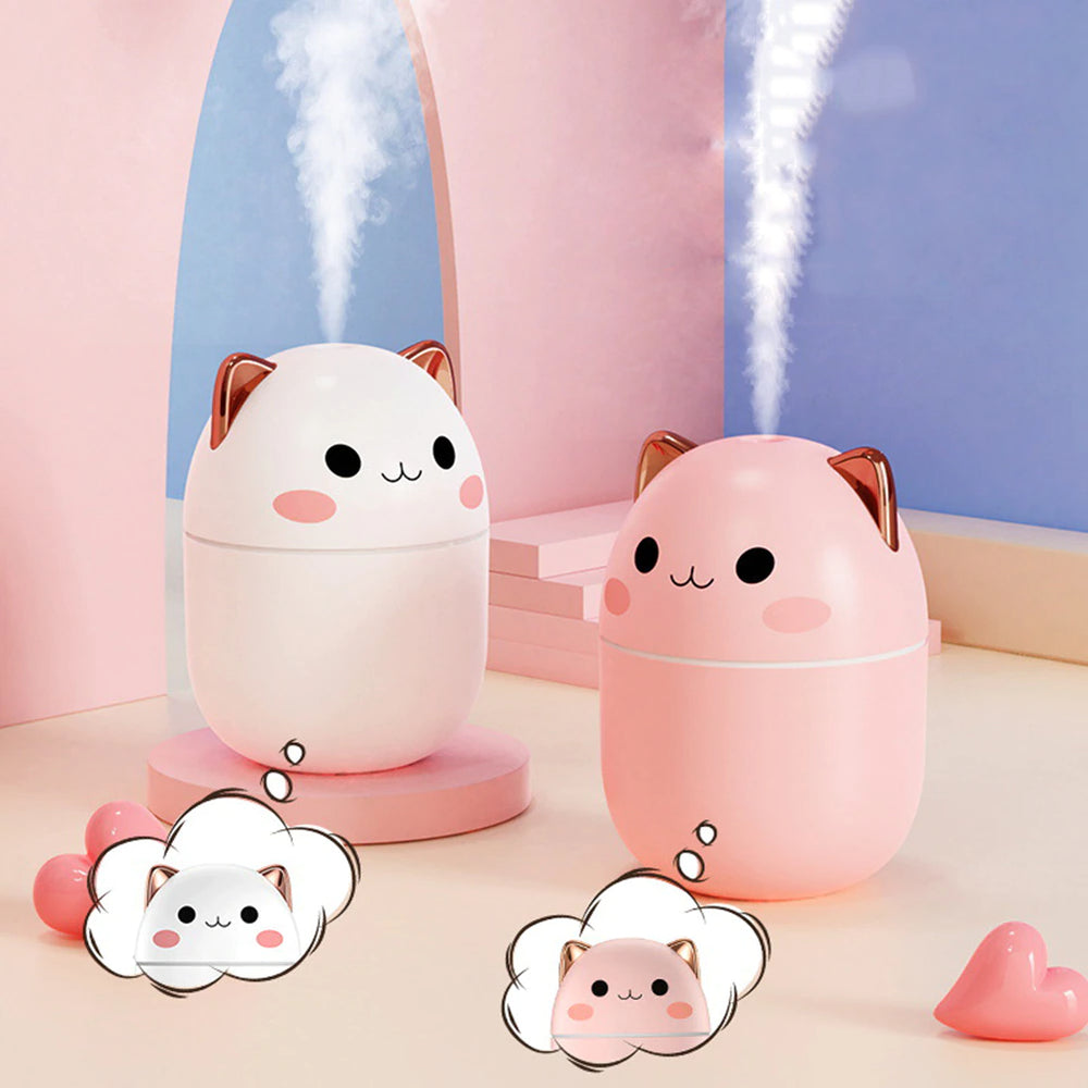 KITTY SHAPED SPRAY MIST HUMIDIFIER FOR ROOMS