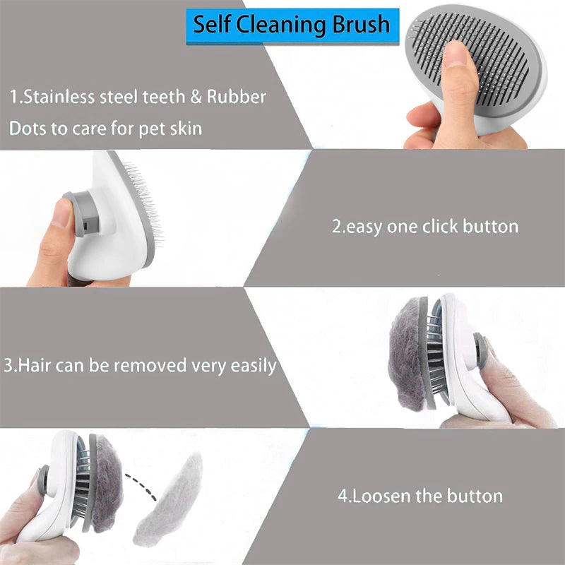 Pet Dog Hair Brush and Cat Comb Grooming Brush