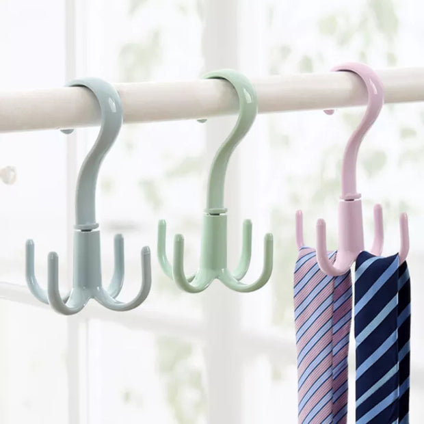 Space Saving Rotated Hanger Hooks