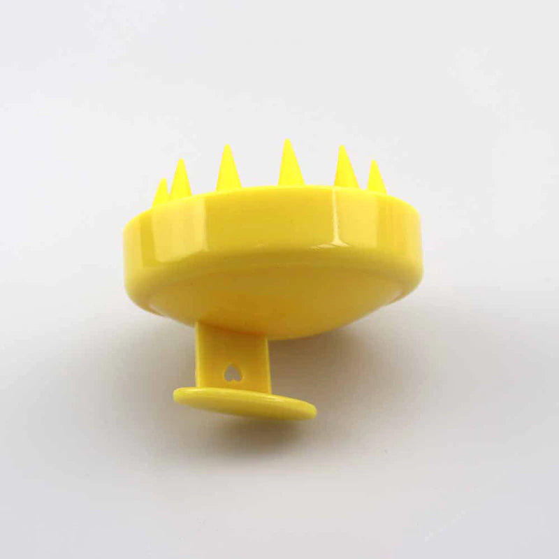 Flexible Hair Washing Care Scalp Massager Silicone Shampoo Brush