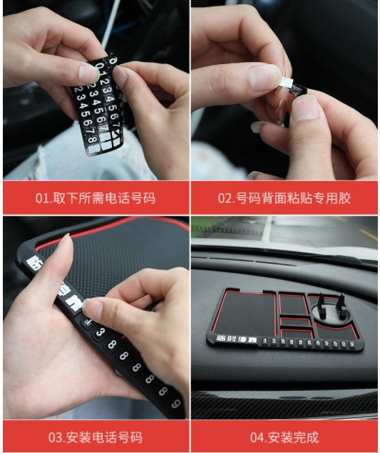 Silicone Rubber Mobile Phone Holder for cars use