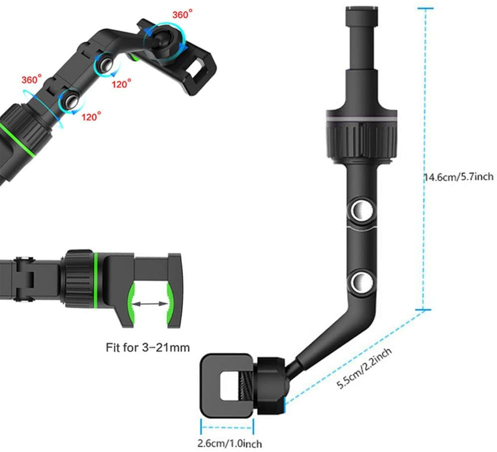 Universal Car Mobile Phone Bracket with Stand and Multifunctional Car Phone Holder