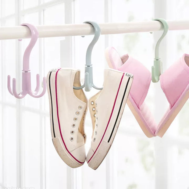 Space Saving Rotated Hanger Hooks