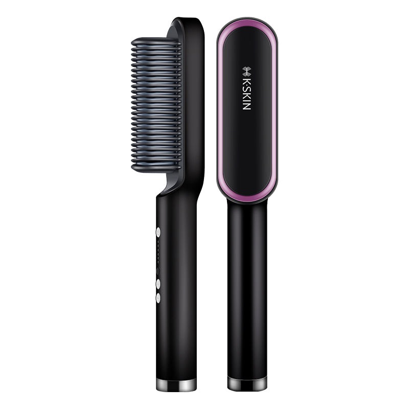 Hair Straightener Iron Brush