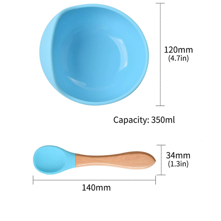 Infant Baby Feeding Bowl with Spoon